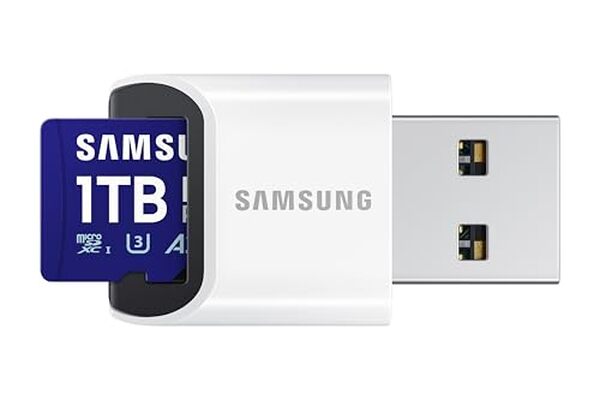 Découvrez les performances ultra-rapides de la carte mémoire samsung Pro plus 1 To, idéale pour vos besoins de stockage intensifs et vos transferts de données à grande vitesse
