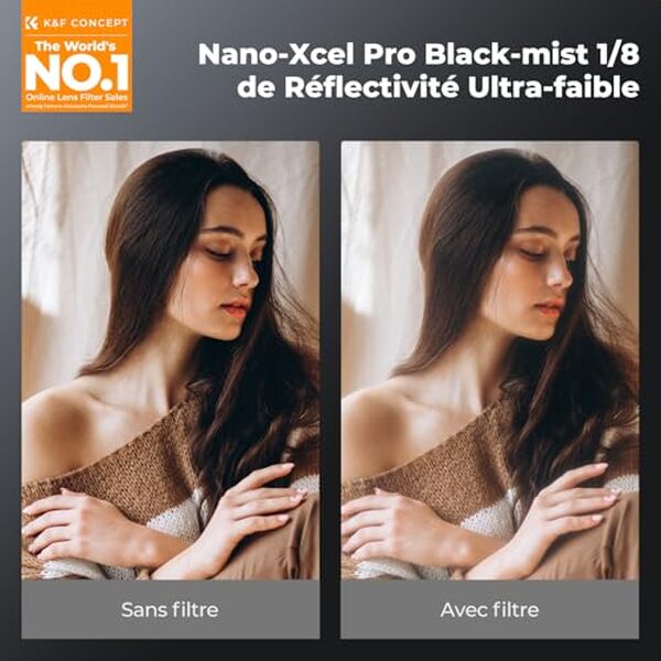 Découvrez notre analyse complète du filtre k&f concept 82mm black diffusion : améliorez vos photos avec ce filtre révolutionnaire pour appareils photo.