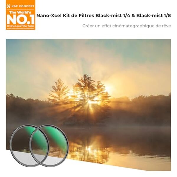 Découvre notre test du filtre K&F concept black-mist pour objectif 82mm : explore ses caractéristiques uniques et vois s'il mérite sa place dans ton équipement photo.