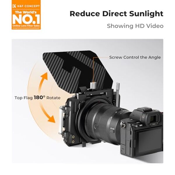 Découvrez notre test du matte box K&F Concept : analyse du filtre ND8 et des adaptateurs multiples pour une expérience de tournage optimisée.