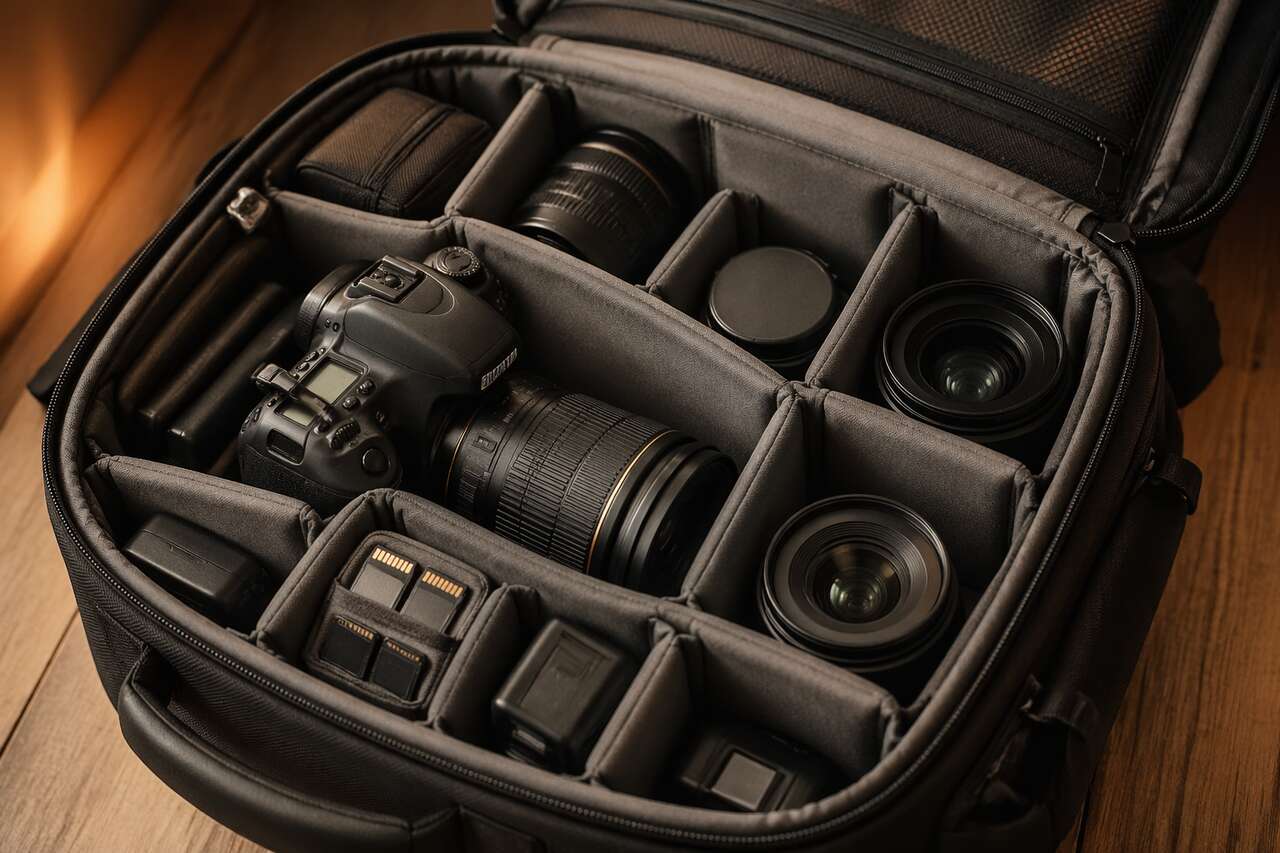 Bien organiser son sac photo pour une utilisation optimale