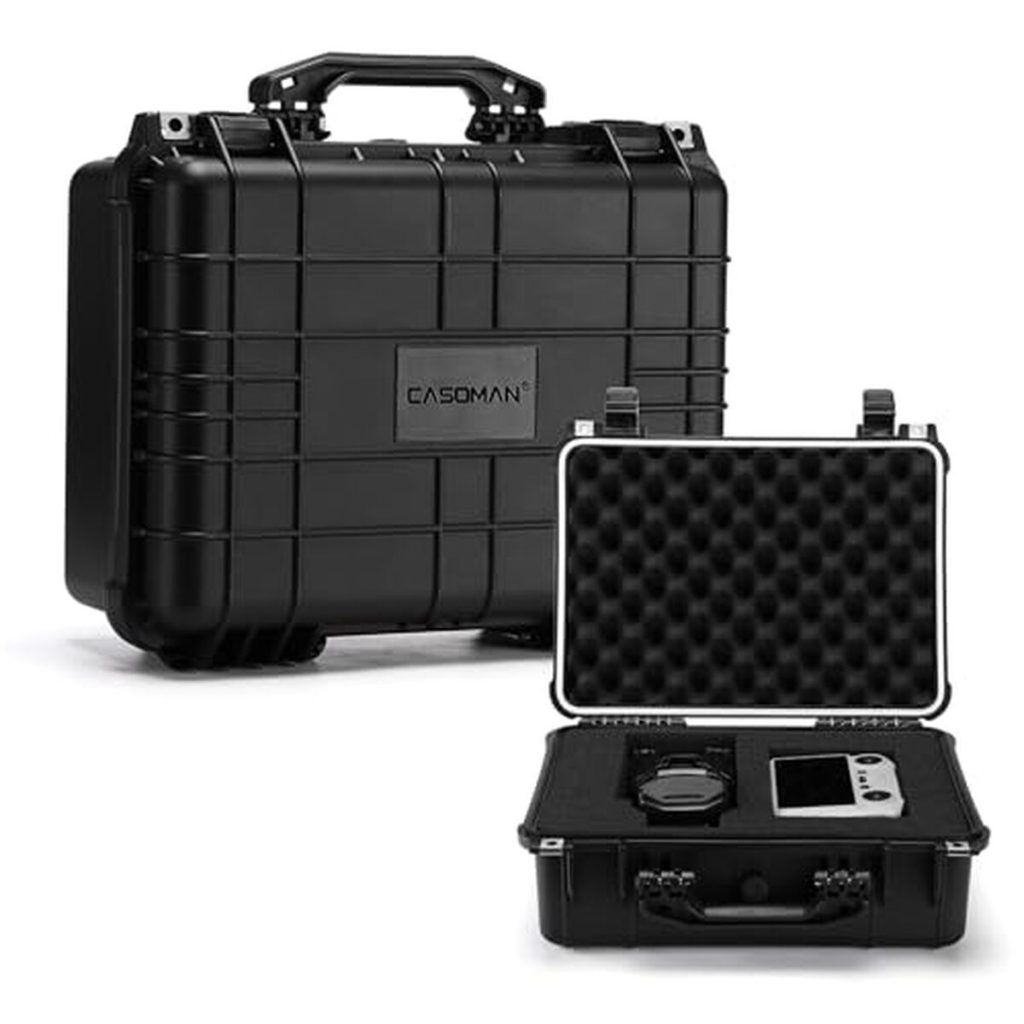 Test : casoman boîte étanche IP67 avec mousse pour appareils photo et drones