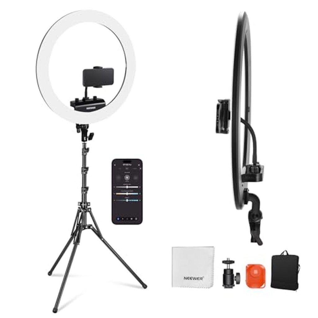 Test Neewer RP18B : anneau lumineux pro 45 W avec trépied et app contrôle