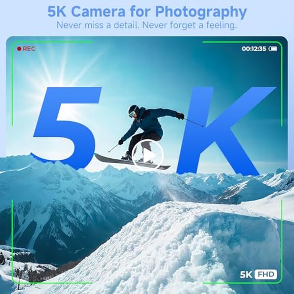 Découvrez notre test complet de cet appareil photo 5K UHD 75 MP avec écran rabattable et WiFi. Performances, qualité d'image et caractéristiques détaillées.