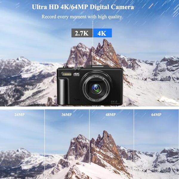 Découvrez notre test complet de cet appareil photo numérique 4K 64 MP avec zoom 18x et WiFi intégré. Guide d'achat et avis détaillés pour vlogging professionnel.