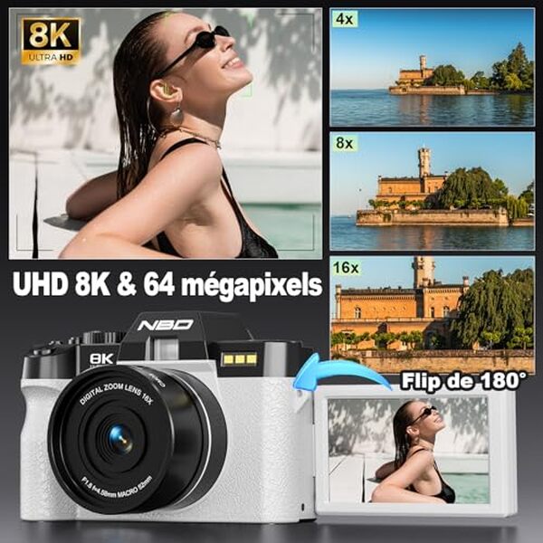 Découvrez notre test détaillé de l'appareil photo NBD 8K : kit complet, fonctionnalités avancées et performances en 8K pour les photographes professionnels.