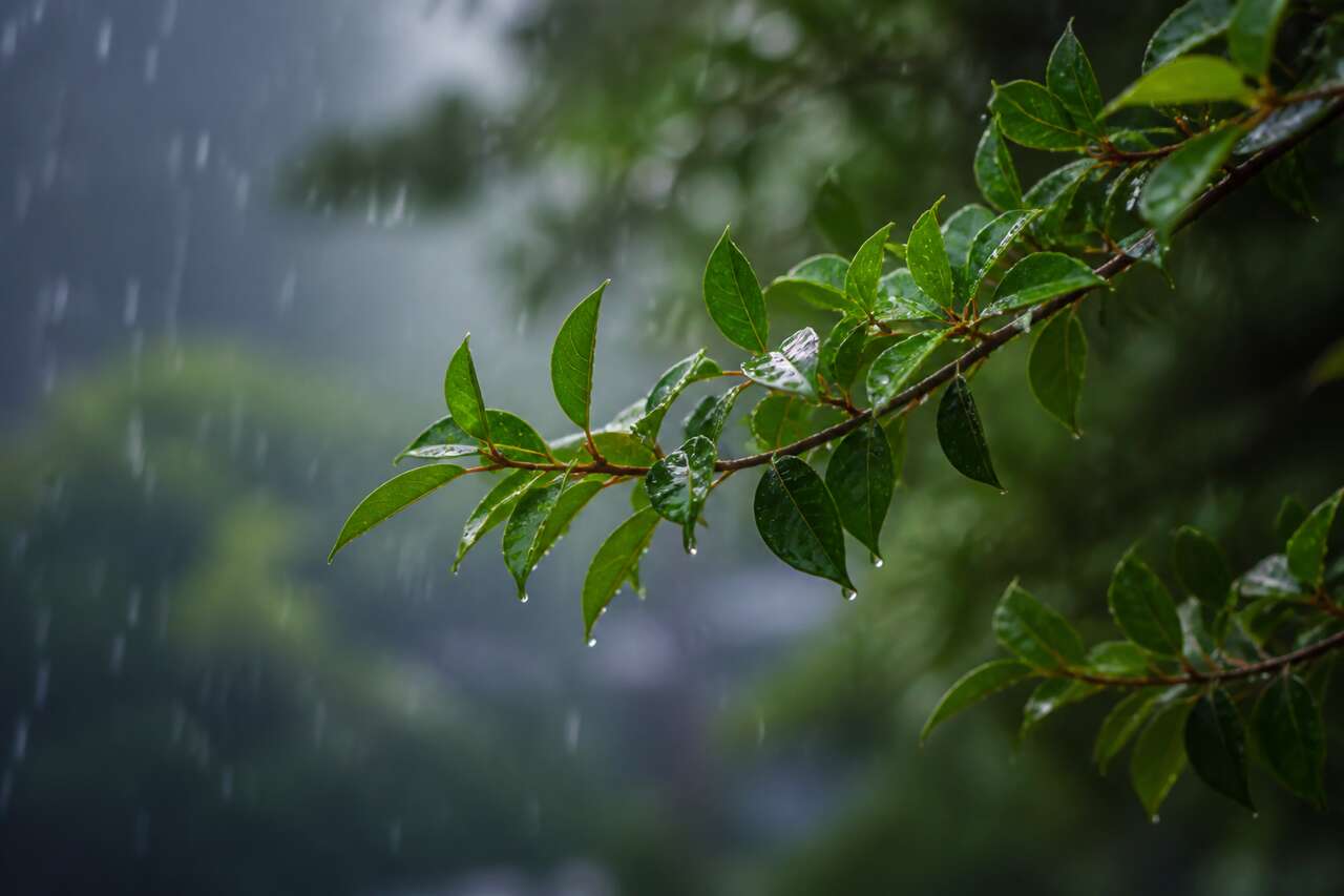 Choisir l’effet visuel: pluie visible, filée ou suggérée Choisir l’effet visuel: pluie visible, filée ou suggérée