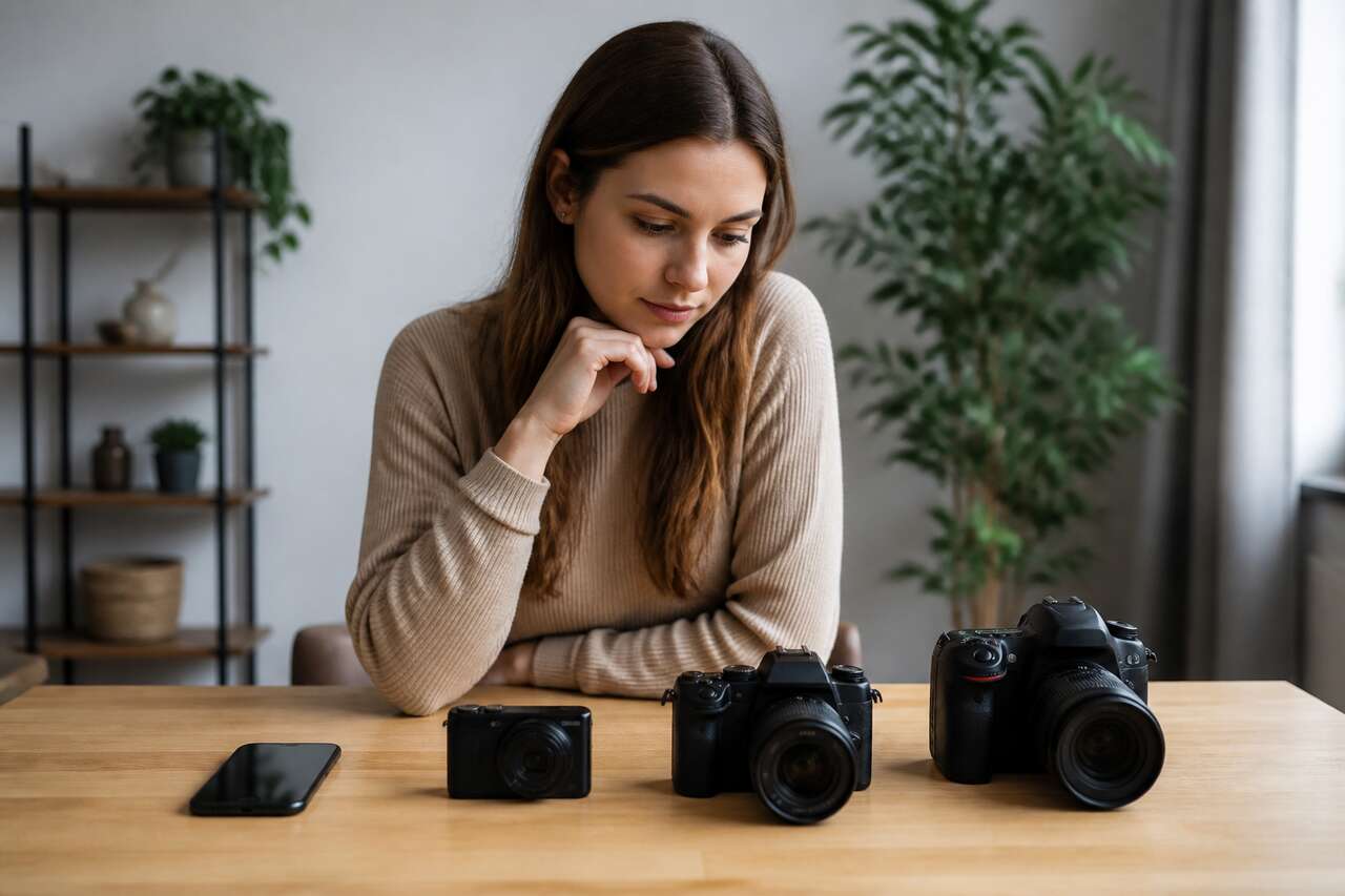 Choisir son mat&eacute;riel pour d&eacute;buter : smartphone, compact, hybride ou reflex