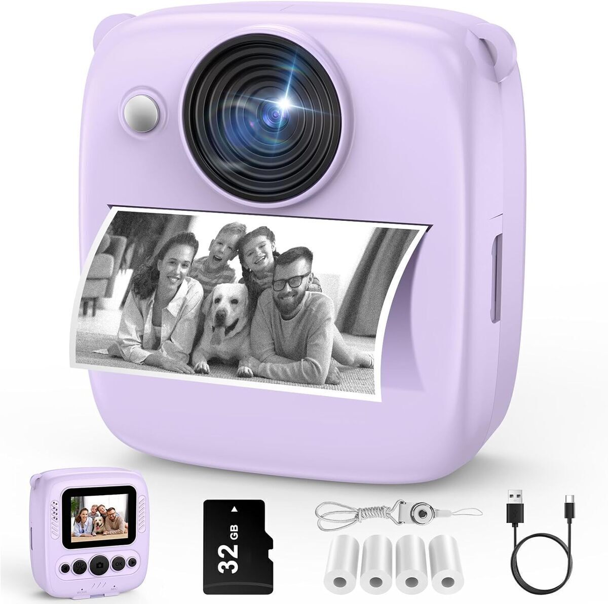 Test : appareil photo instantané enfant 48 MP et 1080p