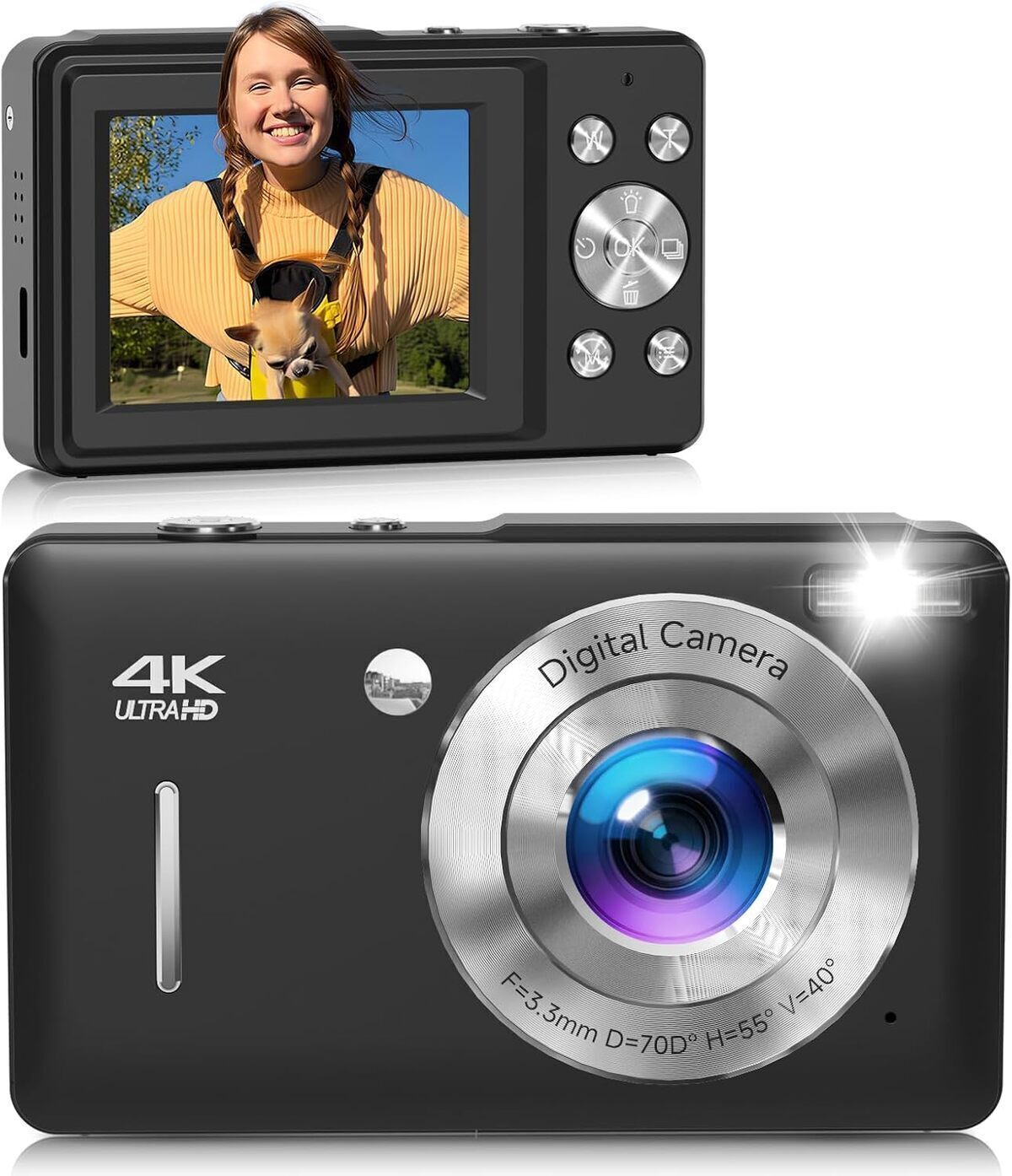 Test : appareil photo numérique 44 MP pour enfants et ados
