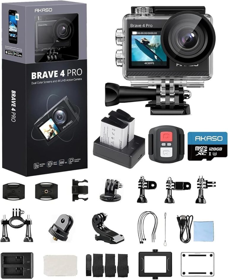 Test : caméra sport Akaso Brave 4 Pro 4K avec stabilisateur EIS