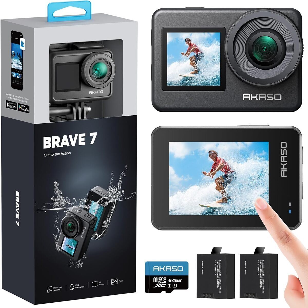 Test de la caméra sport AKASO Brave 7 : performance 4K et étanchéité