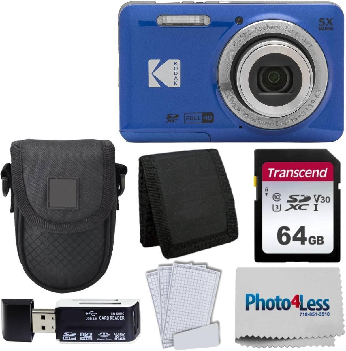 Test Kodak PIXPRO FZ55 : appareil photo numérique avec accessoires complets