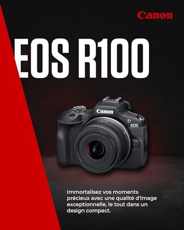 Test approfondi du Canon EOS R100 : découvrez les performances, la connectivité et les caractéristiques de cet appareil photo hybride APS-C performant et accessible.