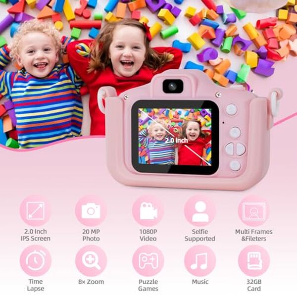 Découvrez notre test détaillé de l'appareil photo enfants 48 MP HD 1080p : caractéristiques, performance vidéo et recommandations pour le meilleur choix.