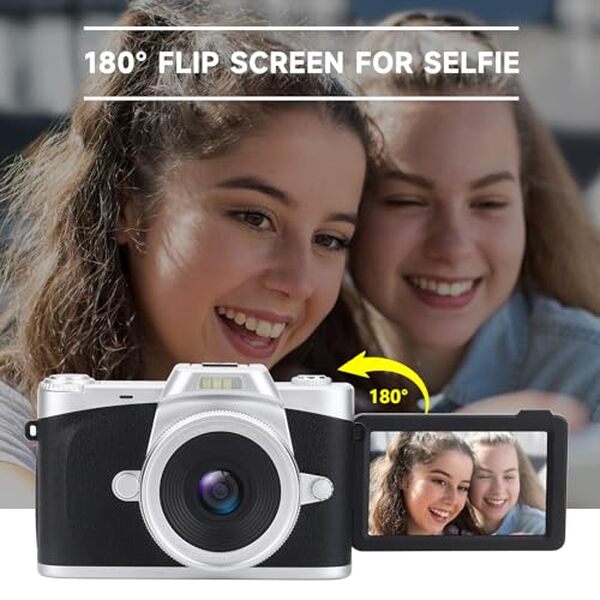 Découvrez notre test complet de l'appareil photo numérique 4K pour enfants avec écran rabattable et zoom 16x. Caractéristiques, performances et avis d'experts.