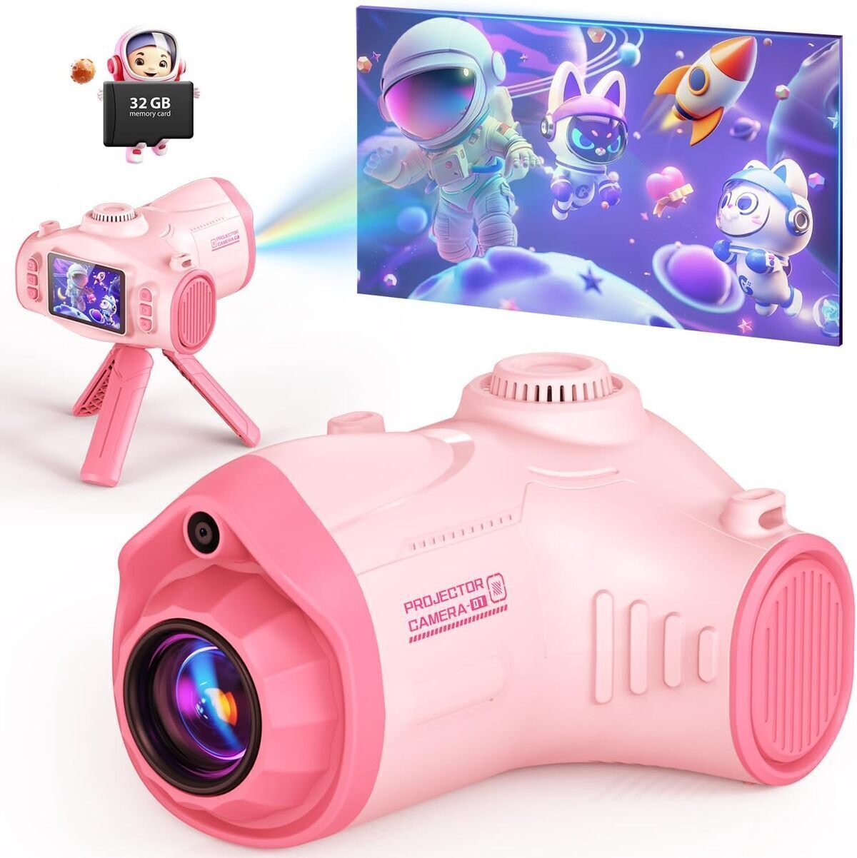 Test : appareil photo enfant avec projecteur et grand écran 1080p