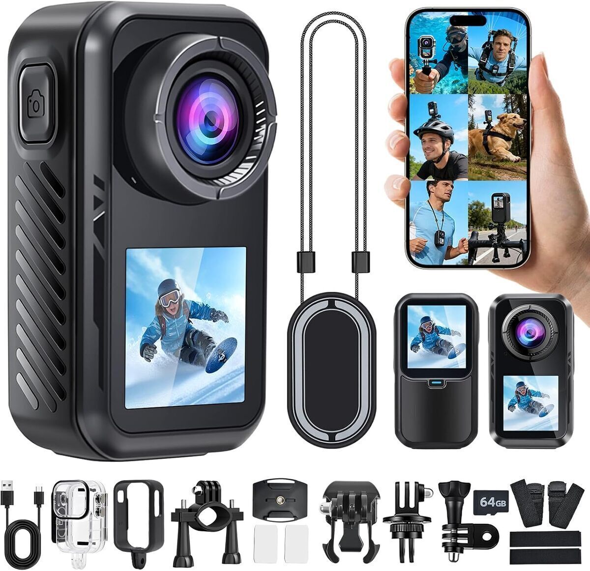 Test de la caméra sport 4k AIKER : action et qualité ultra HD