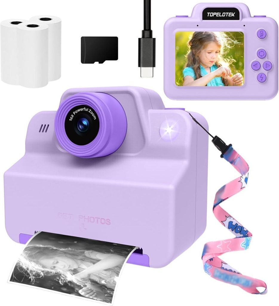 Test de l'appareil photo instantané pour enfant : fun et créativité