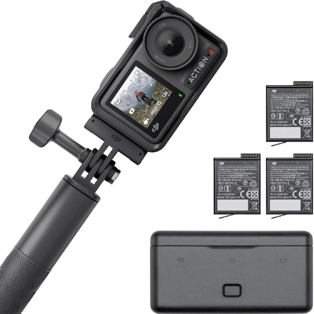 Test : dJI Osmo Action 4 - caméra 4k étanche complète