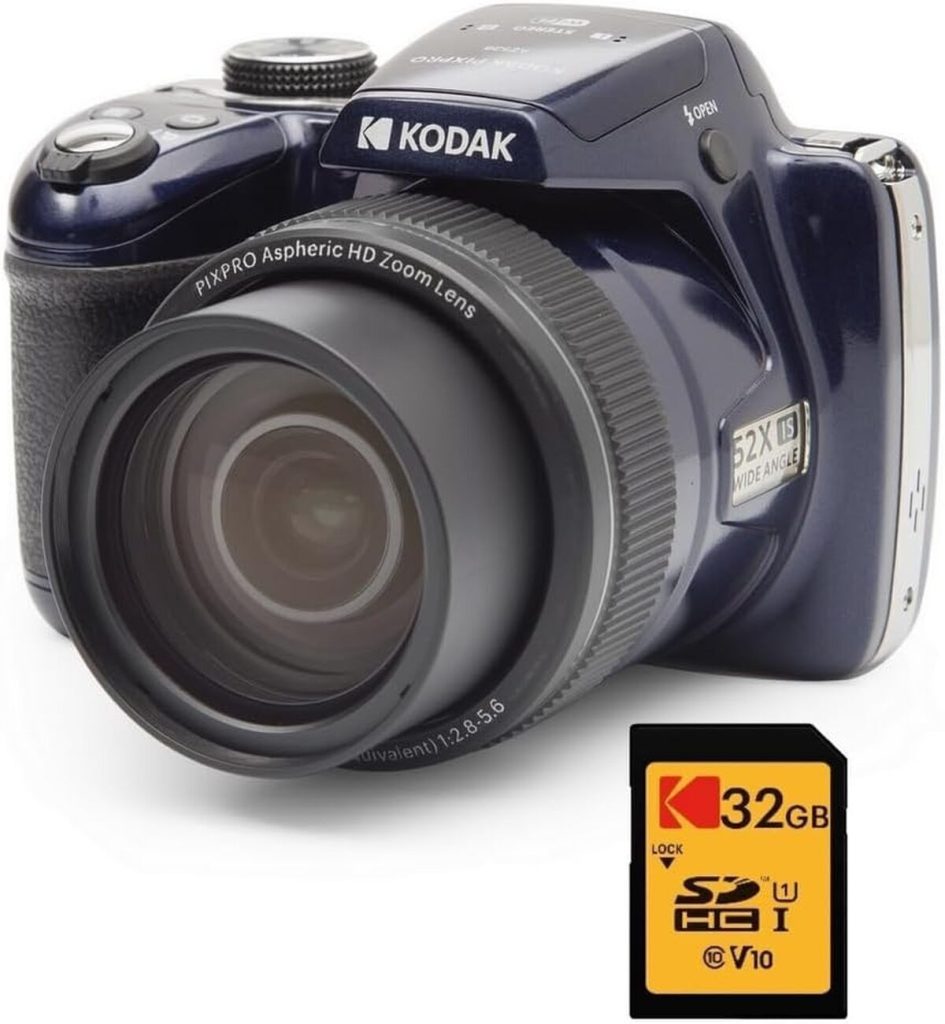 Test Kodak Pixpro AZ528 : appareil photo bridge avec zoom 52x et carte SD 32 Go