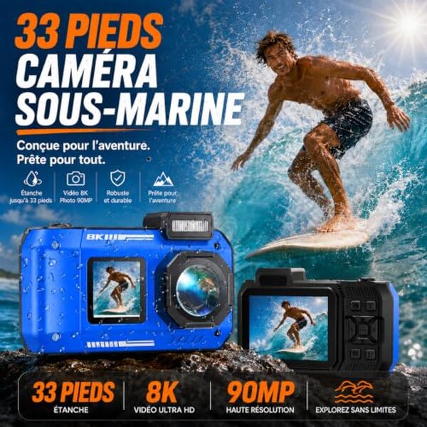 Découvrez notre test détaillé du MaxMango D50, la caméra sous-marine 8K offrant des performances exceptionnelles pour vos vidéos d'exploration aquatique.