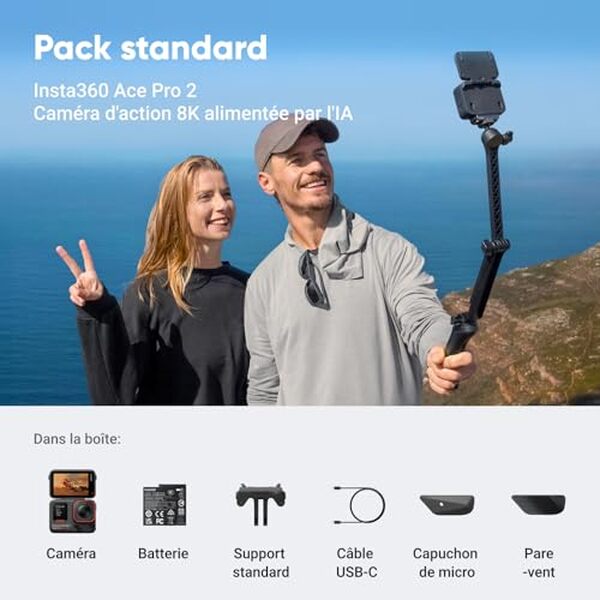 Découvrez notre test complet de l'Insta360 Ace Pro 2, la caméra d'action 8K étanche avec stabilisation avancée. Caractéristiques, performances et avis détaillés.