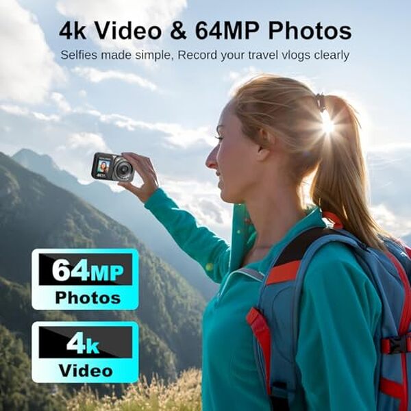 Découvrez notre test détaillé de cet appareil photo numérique 4K haute résolution 64 MP avec double écran et zoom optique 18x. Caractéristiques, performances et avis complet. 