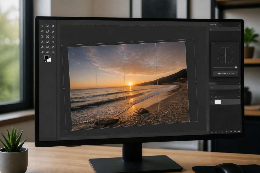 Comment redresser une photo avec GIMP