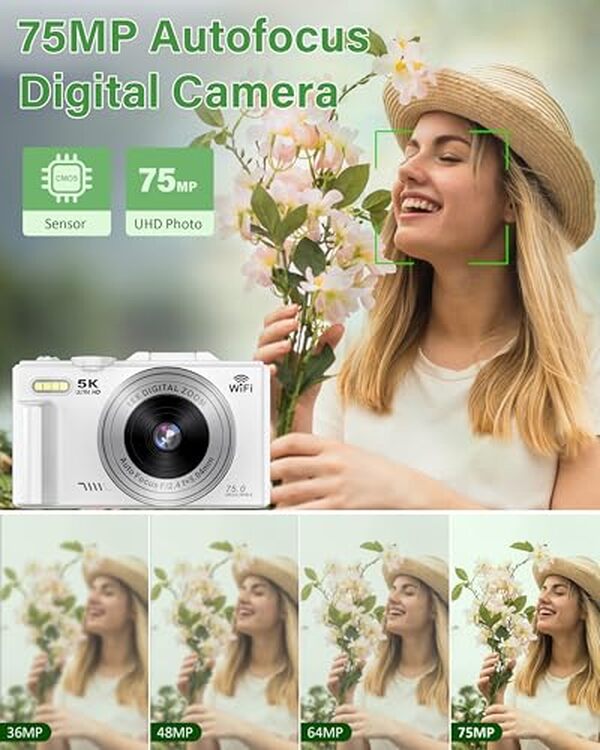 Découvrez notre test détaillé de cet appareil photo numérique 5K avec écran 180°, 75 MP et Wi-Fi intégré. Performances, qualité vidéo et fonctionnalités pour les vlogueurs. 