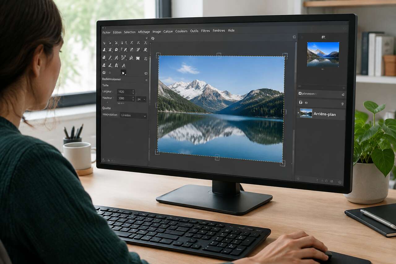 Comment redimensionner une photo avec GIMP