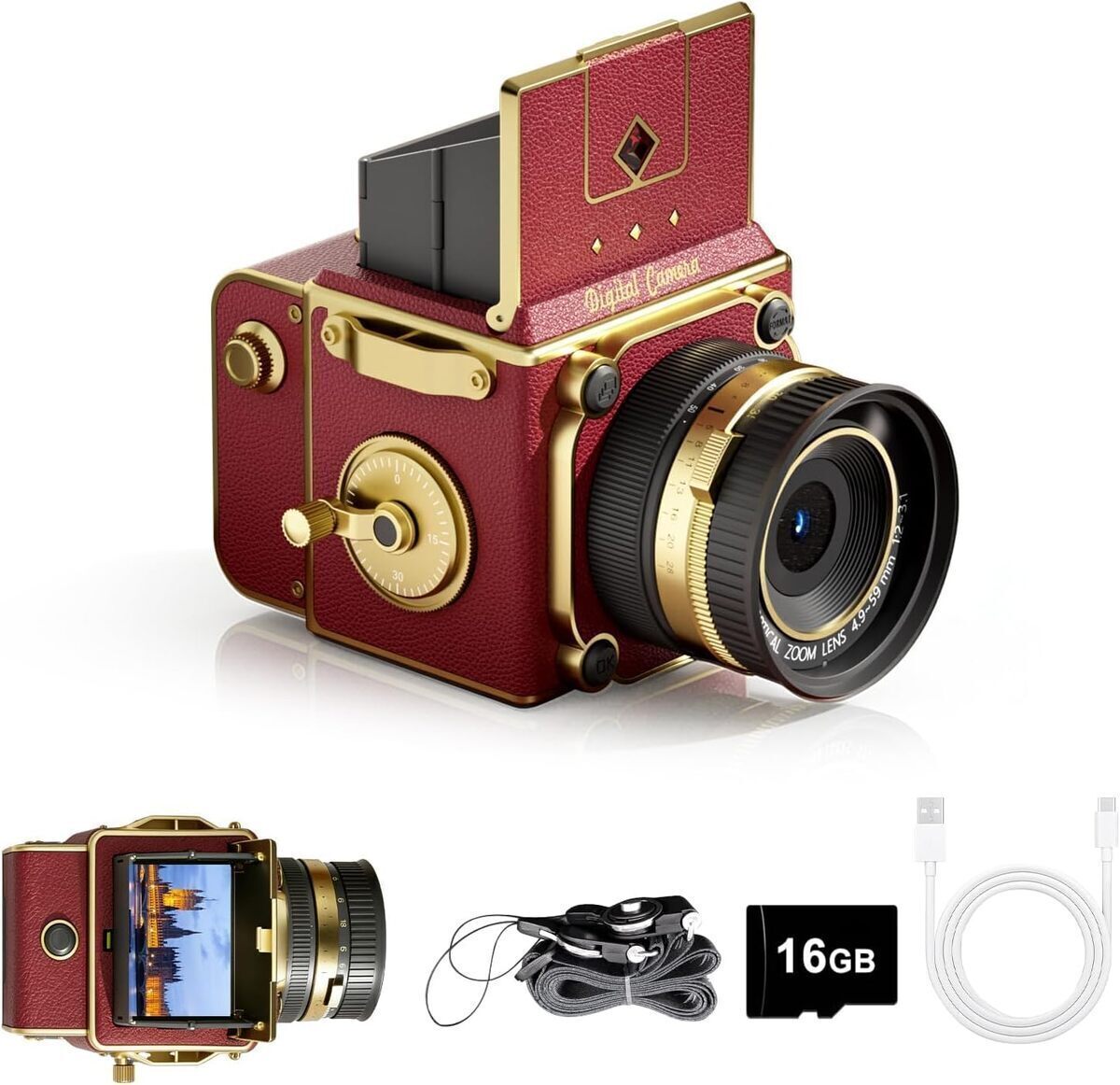 Test : appareil photo mini 4K EJXHKNF pour débutants