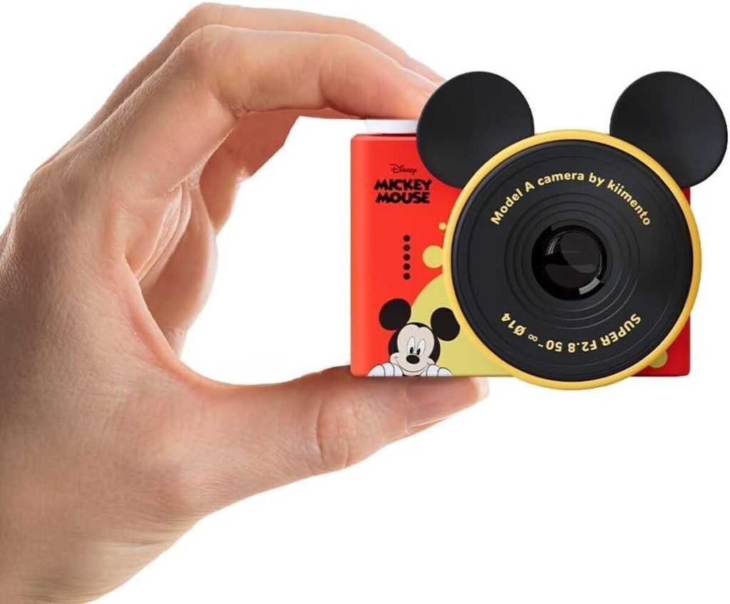Test de l'appareil photo Kidamento mini modèle A Mickey Mouse pour enfants
