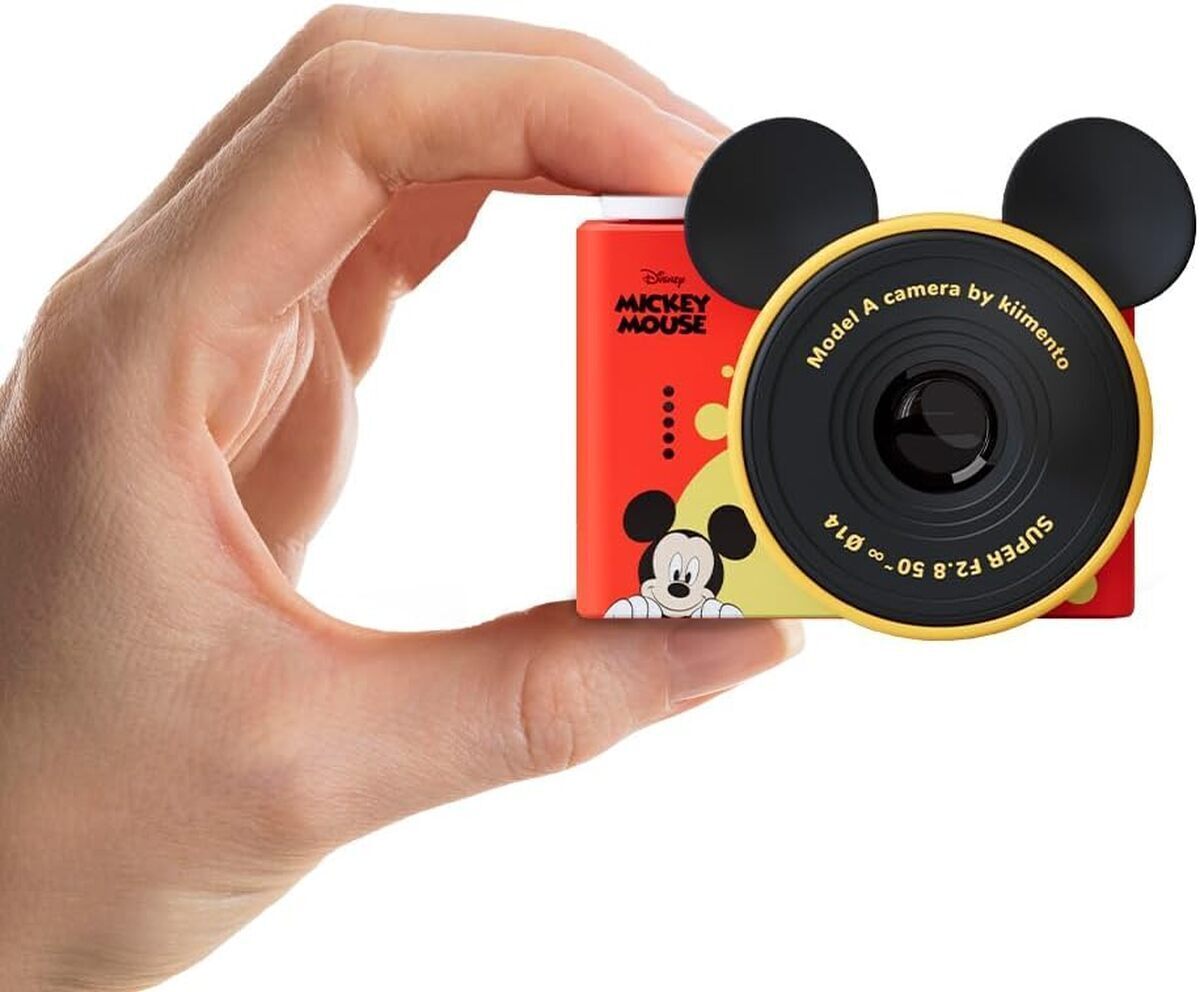 Test de l'appareil photo Kidamento mini modèle A Mickey Mouse pour enfants