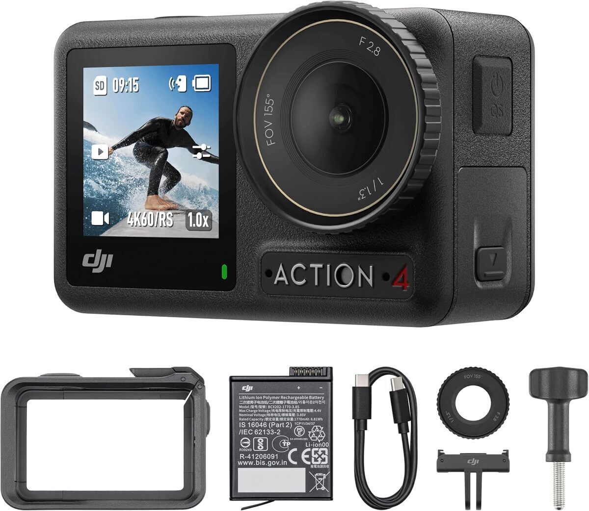 Test DJI Osmo Action 4 : caméra étanche 4K ultra-performante