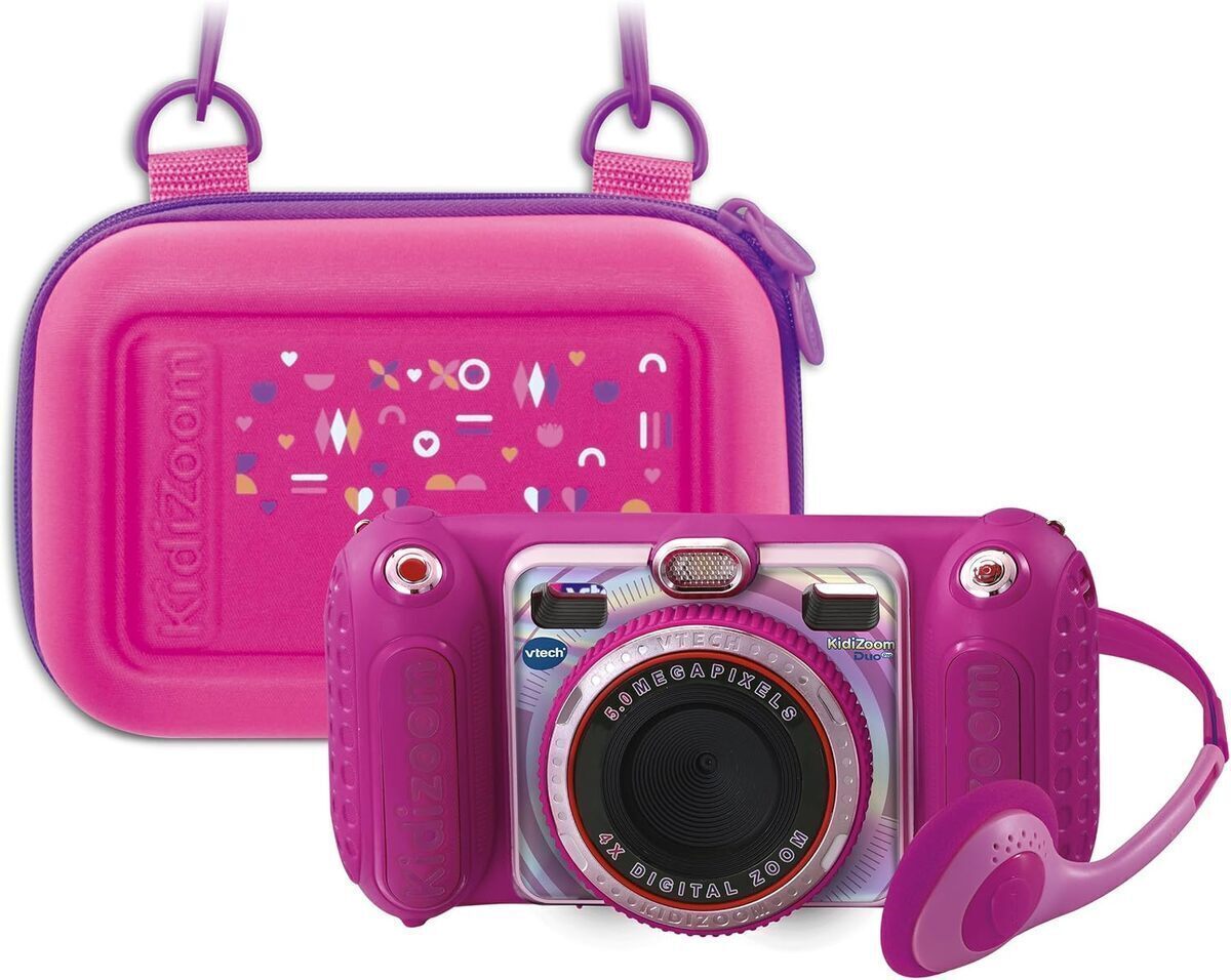 Test du KidiZoom Duo Pro rose : pratique et nomade avec son sac