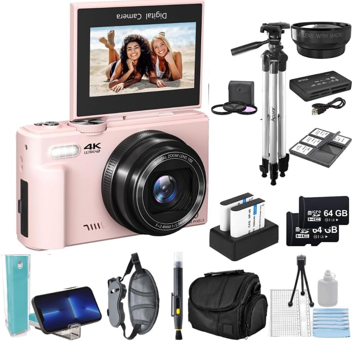 Test du kit appareil photo eDealz 4K : vlogging et photographie en haute qualité