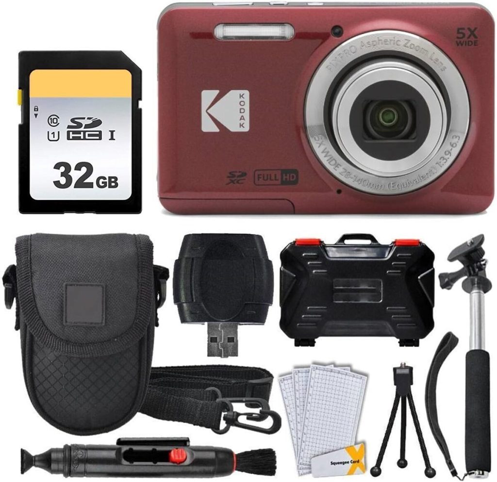 Test du Kodak PIXPRO FZ55 : appareil photo compact avec accessoires complets